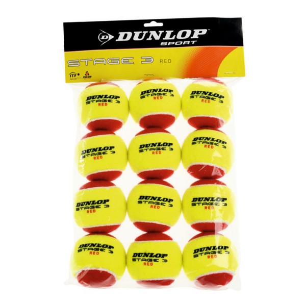 Dunlop Mini Red 12er Tennisbälle