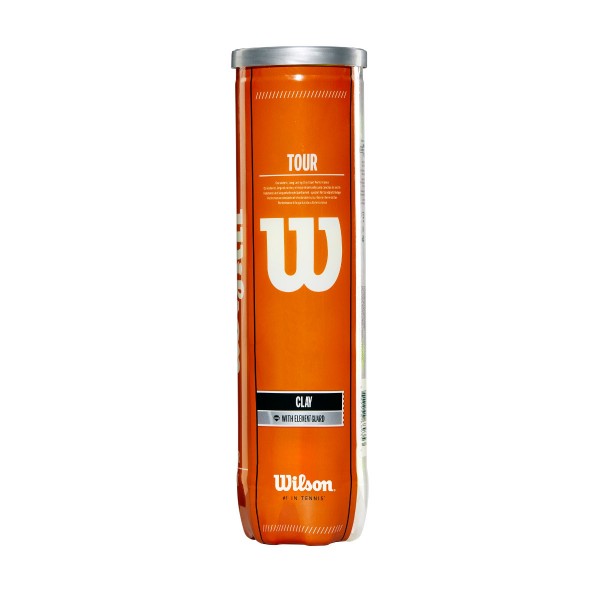 Wilson Tour Clay 4er Dose Tennisbälle
