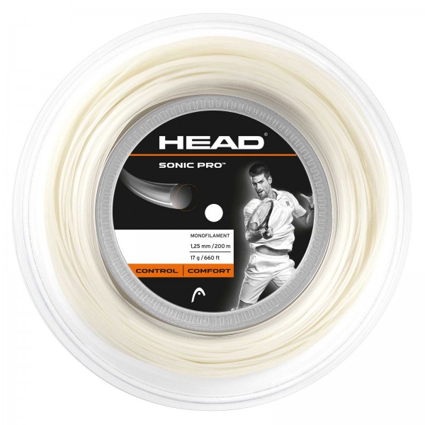 Head Sonic Pro Saitenrolle 200m - Weiß