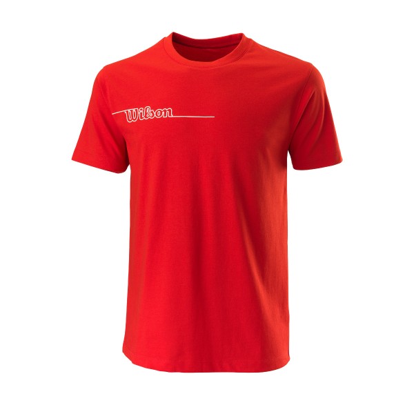 Wilson Team II Tech Tee rot Tennisshirt