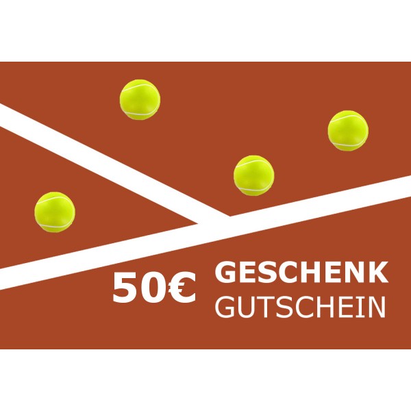 Tennis-Heine 50€ Gutschein