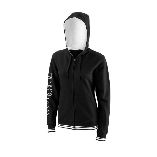 Wilson Team II FZ Hoody Damen schwarz