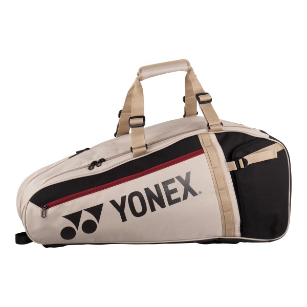 Yonex Gearlogic Racquet Bag 6er beige Tennistasche