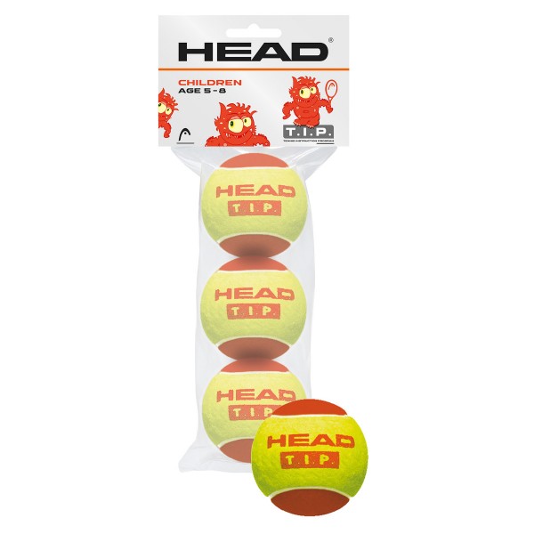 Head TIP 3er Rot Tennisball