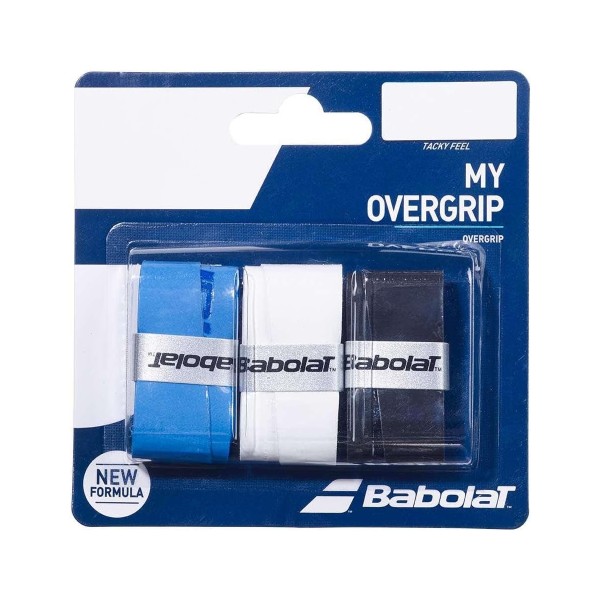 Babolat My Overgrip 3er schwarz/blau/weiß