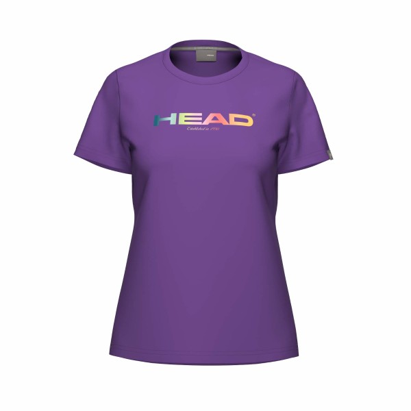 Head Rainbow T-Shirt Damen lila Tennissshirt