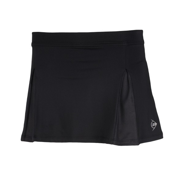 Dunlop Club Skirt Girls schwarz Tennisrock 