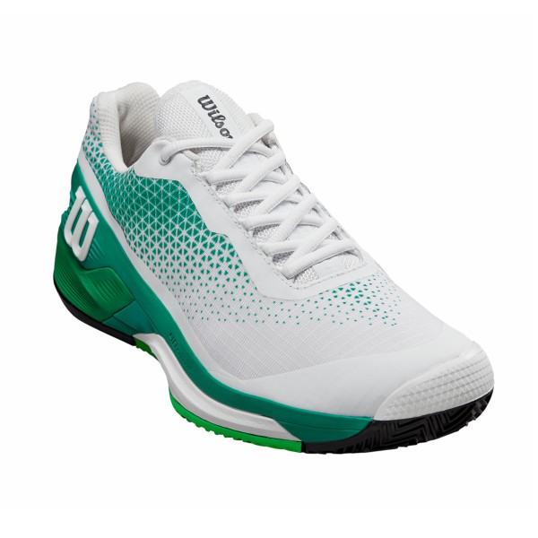 Wilson Rush Pro 4.0 weiß grün Herren Tennisschuhe