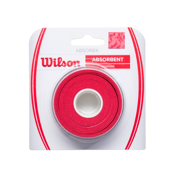 Wilson AbsorbX 3er Overgrip rot