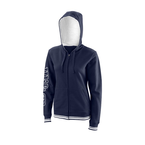 Wilson Team II FZ Hoody Damen blau