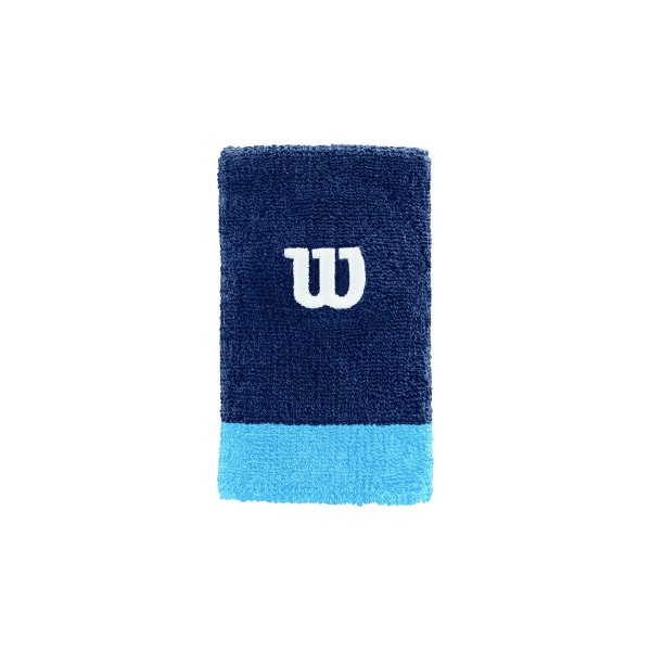 Wilson Extra Wide Schweißband blau