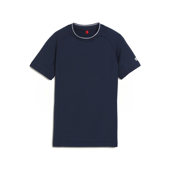 Wilson Youth Team Shirt navy Kinder Tennisshirt