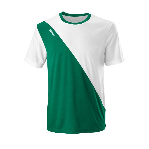 Wilson Team II Crew Herren Tennisshirt grün