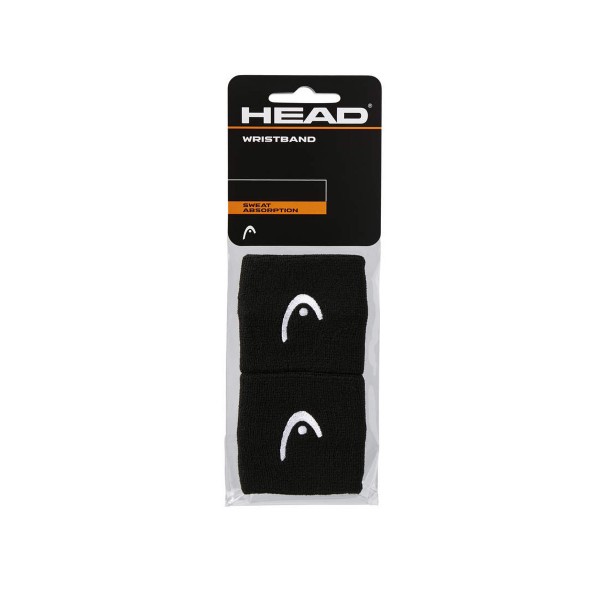 Head Wristband 2,5 schwarz Schweißband