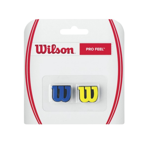 Wilson Pro Feel 2er Dämpfer blau/gelb