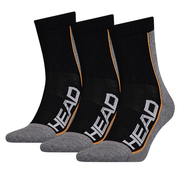Head Performance Socken schwarz 3er
