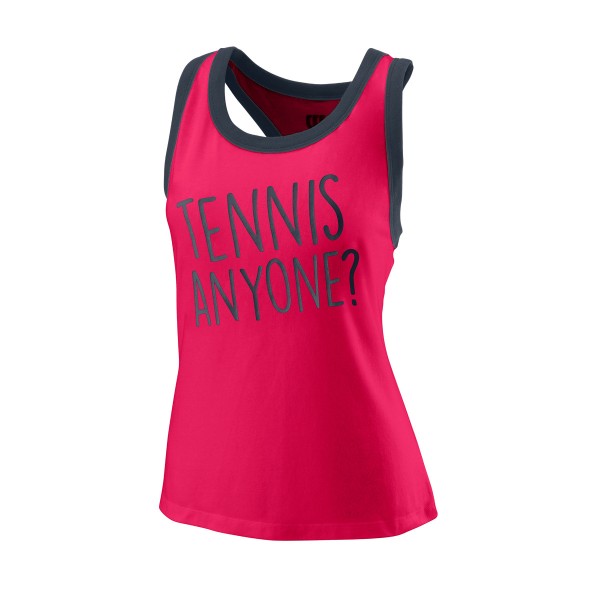 Wilson Anyone Tennis Tank Tennisshirt pink