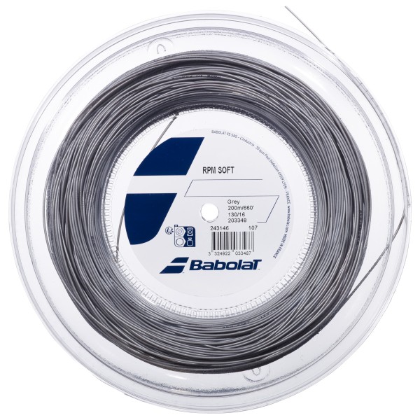 Babolat RPM Soft grau 200m Saitenrolle