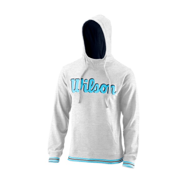 Wilson Chi Script Hoody Herren weiß