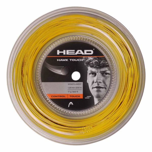 Head Hawk Touch gold 200m Saitenrolle