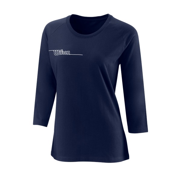 Wilson Team II 3/4 Sleeve Tech Tee Damen
