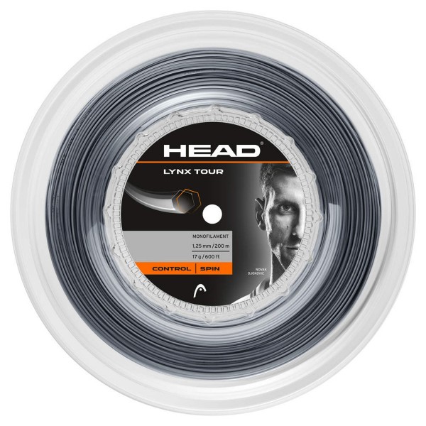 Head Lynx Tour grau 200m Saitenrolle