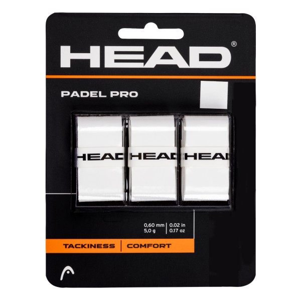 Head Padel Pro Overgrips 3er weiß