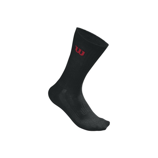 Wilson Herren Crew Sock Tennissocken 3er schwarz