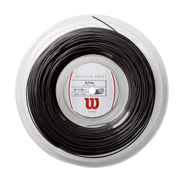 Wilson Revolve Twist 200m schwarz Saitenrolle