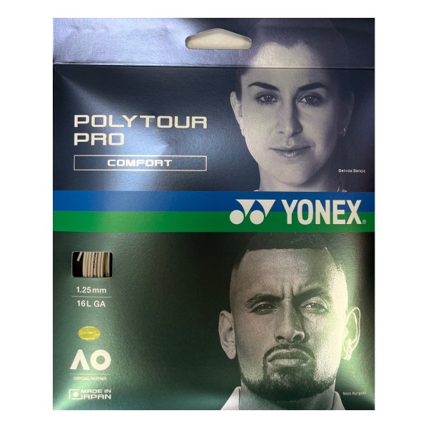 Yonex Poly Tour Pro warm grey Saitenset