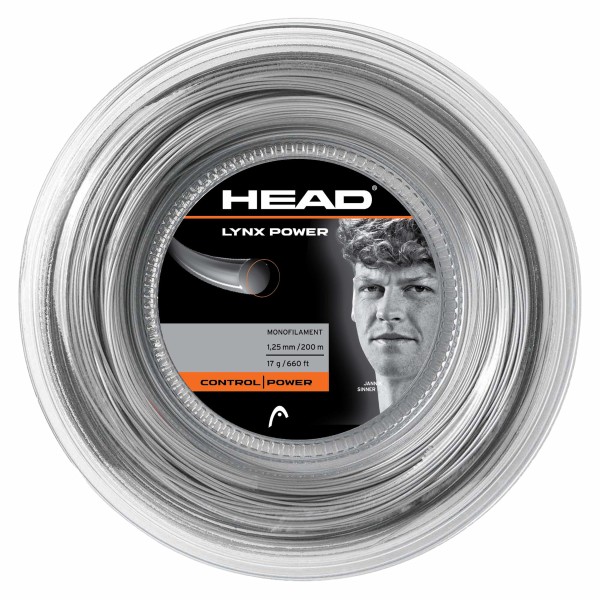 Head Lynx Power silber 200m Saitenrolle