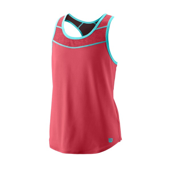 Wilson Core Tank rot Tennisshirt Girls