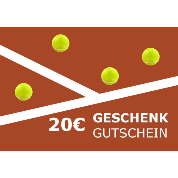 Tennis Heine 20€ Gutschein