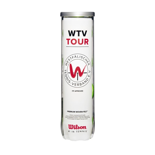 Wilson WTV Tour 4er Dose Tennisball