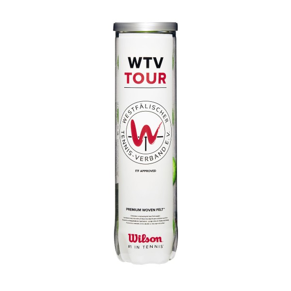 Wilson WTV Tour 4er Dose Tennisball