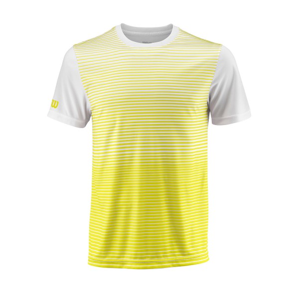 Wilson Team Striped Crew Shirt Boys gelb