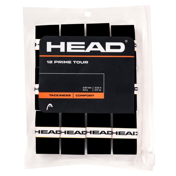 Head Prime Tour Overgrip 12er schwarz