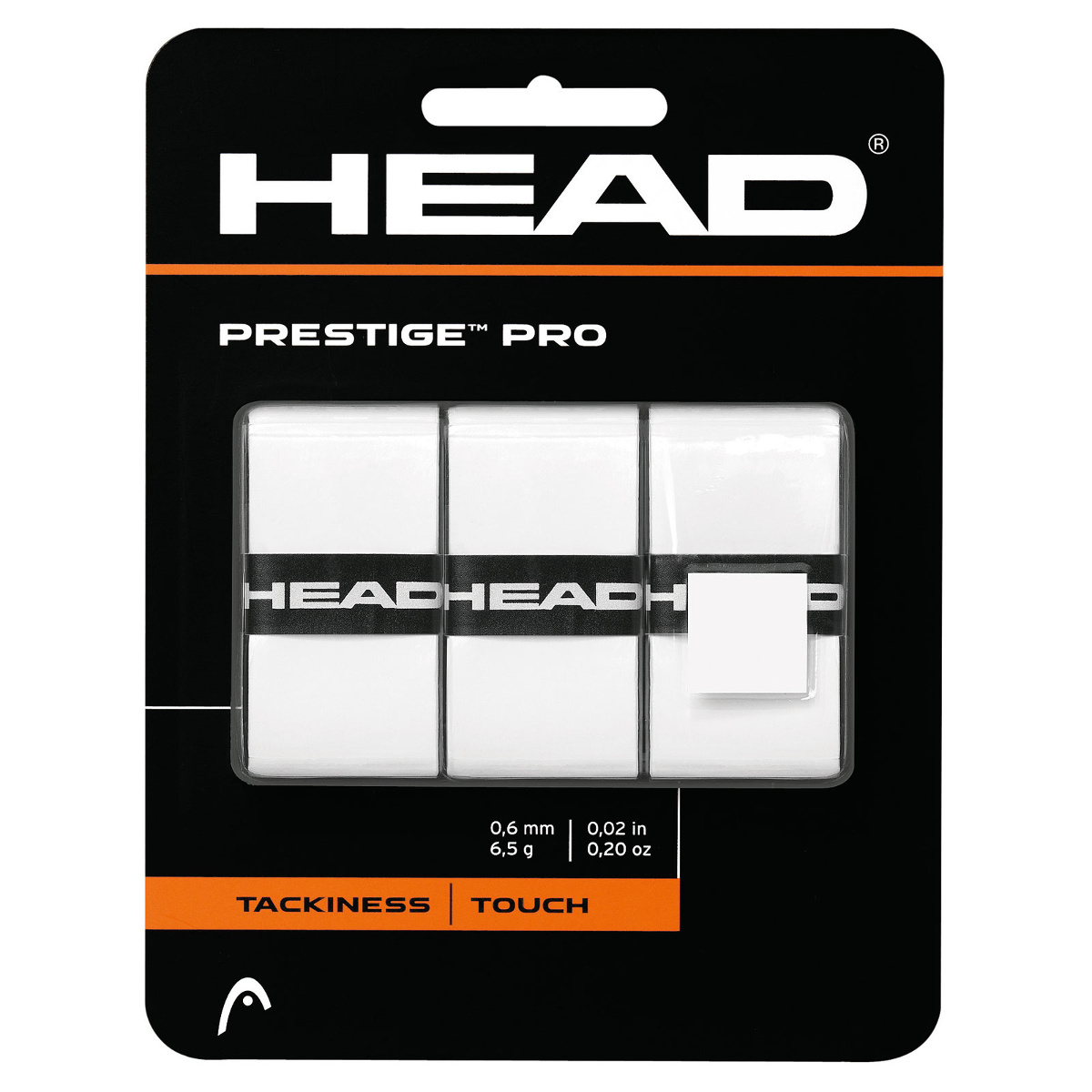 Head Prestige Pro Overgrip weiß 3er Pack 