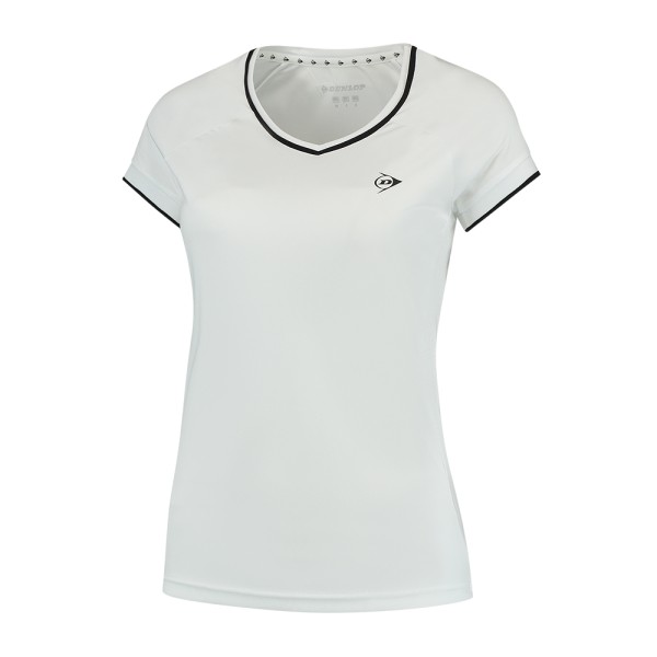 Dunlop Ladies Crew Tee Tennisshirt weiß