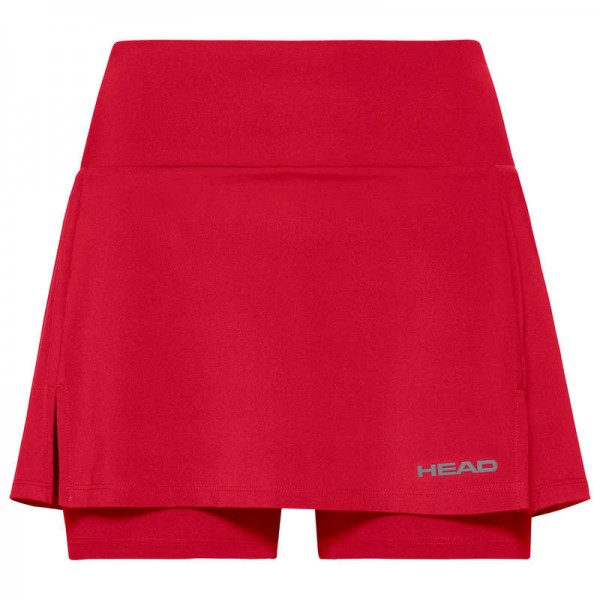 Head Club Skirt Tennisrock rot