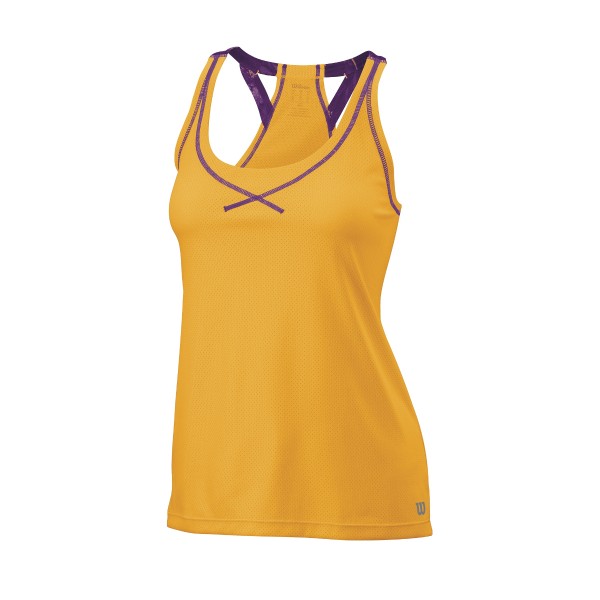 Wilson Spring Mesh Boyfriend Tank Damen orange