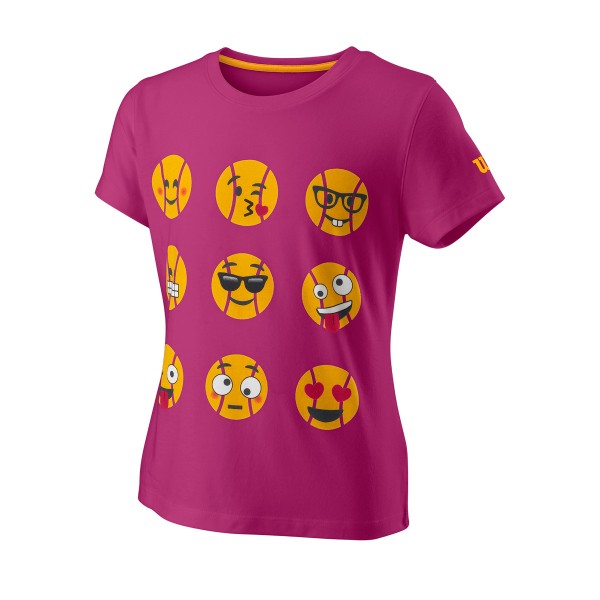 Wilson Emoti Fun Shirt Junior Tennisshirt Girls