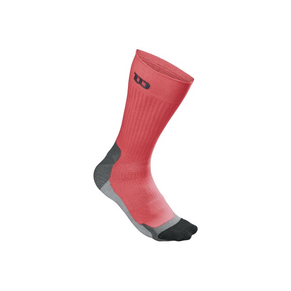 Wilson Herren High-End Crew Tennissocken Gr. 43-46 coral