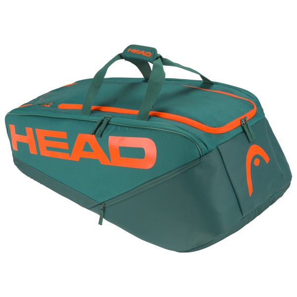 Head Pro Racquet Bag XL grün orange Tennistasche
