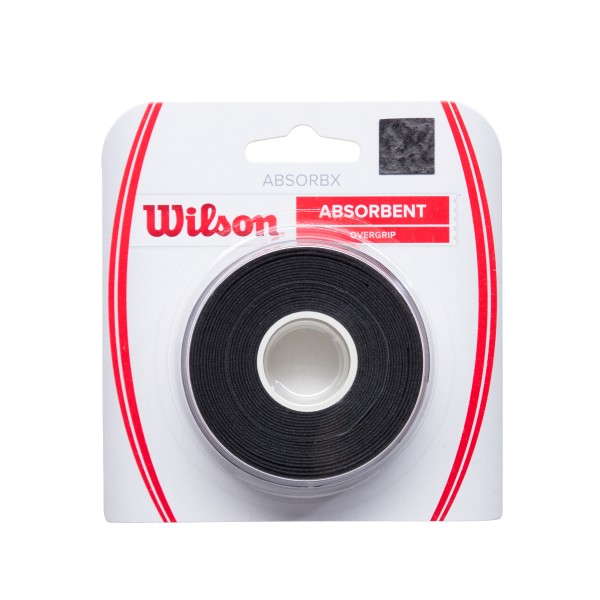 Wilson AbsorbX 3er Overgrip schwarz