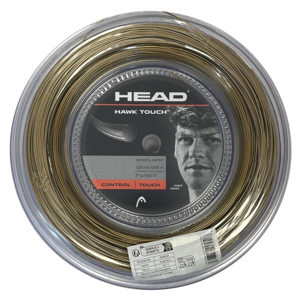 Head Hawk Touch gold 200m Saitenrolle