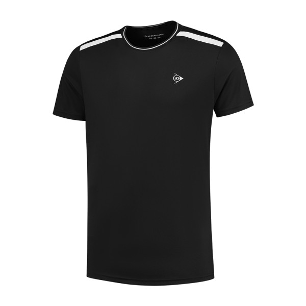 Dunlop Crew Tee Tennisshirt schwarz