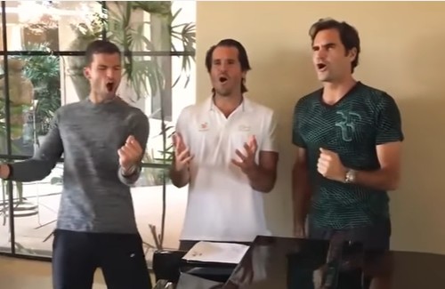 Federer_Singing