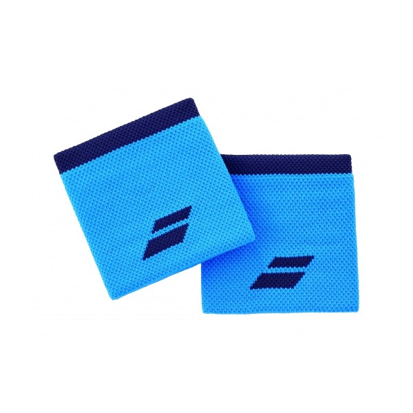 Babolat Logo Wristband 3er Schweiband blau