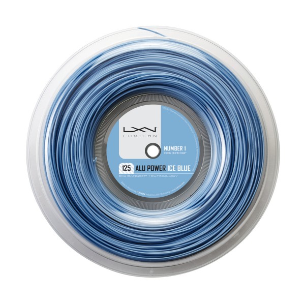 Luxilon Alu Power ice blue Saitenrolle